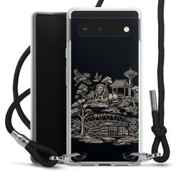 Carry Case Stoff schwarz/silber