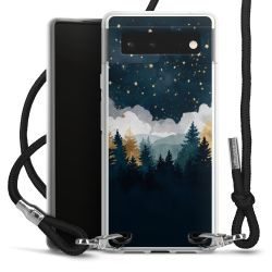 New Carry Case Transparent Stoff schwarz/silber