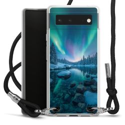 New Carry Case Transparent Stoff schwarz/silber