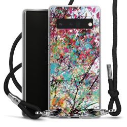 Carry Case Transparent Fabric black/silver