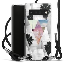 Carry Case Transparent Fabric black/silver