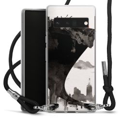 Carry Case Transparent Fabric black/silver