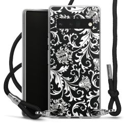 Carry Case Transparent Fabric black/silver