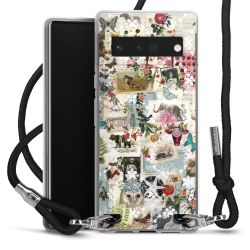 Carry Case Transparent Fabric black/silver