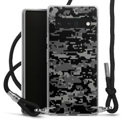 Carry Case Transparent Fabric black/silver