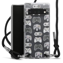 Carry Case Transparent Fabric black/silver