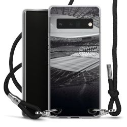 Carry Case Transparent Fabric black/silver