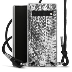 Carry Case Transparent Fabric black/silver