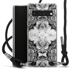 Carry Case Transparent Fabric black/silver