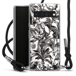 Carry Case Transparent Fabric black/silver