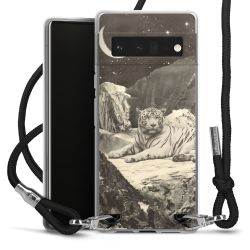 Carry Case Transparent Fabric black/silver