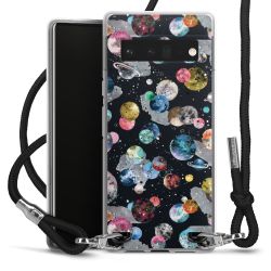 Carry Case Transparent Fabric black/silver