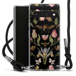 Carry Case Transparent Fabric black/silver