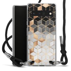 Carry Case Transparent Fabric black/silver