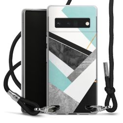 Carry Case Transparent Fabric black/silver