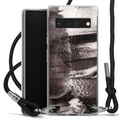 Carry Case Transparent Fabric black/silver