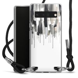 Carry Case Transparent Fabric black/silver