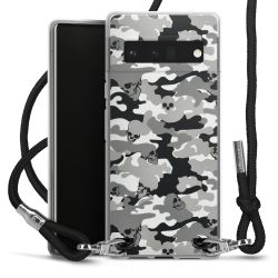 Carry Case Transparent Fabric black/silver