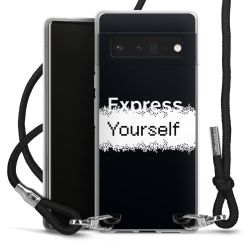 New Carry Case Transparent Stoff schwarz/silber