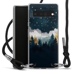 New Carry Case Transparent Stoff schwarz/silber