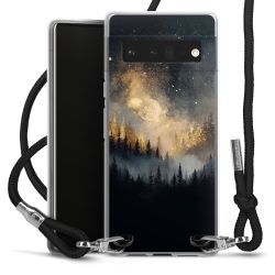 New Carry Case Transparent Stoff schwarz/silber