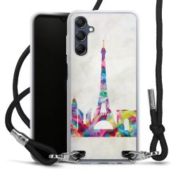 Carry Case Transparent Fabric black/silver