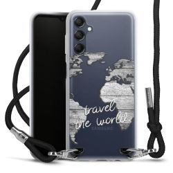 Carry Case Transparent Fabric black/silver