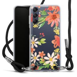 Carry Case Transparent Fabric black/silver