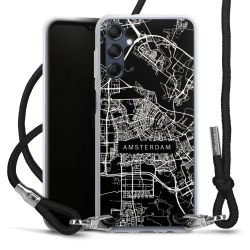 Carry Case Transparent Fabric black/silver