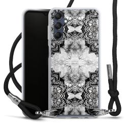 Carry Case Transparent Fabric black/silver