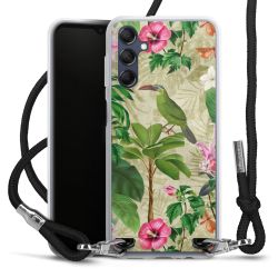 Carry Case Transparent Fabric black/silver