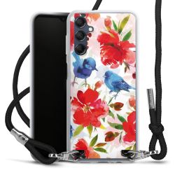 Carry Case Transparent Fabric black/silver