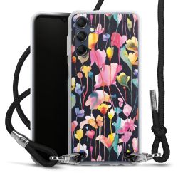 Carry Case Transparent Fabric black/silver