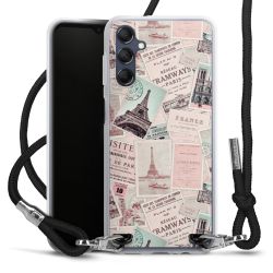 Carry Case Transparent Fabric black/silver