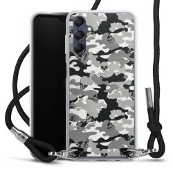 Carry Case Transparent Fabric black/silver