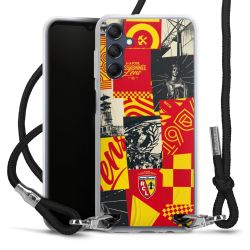 New Carry Case Transparent Stoff schwarz/silber