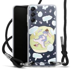 New Carry Case Transparent Stoff schwarz/silber