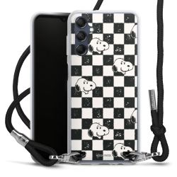 New Carry Case Transparent Stoff schwarz/silber