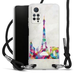 Carry Case Transparent Fabric black/silver