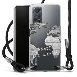 Carry Case Transparent Fabric black/silver