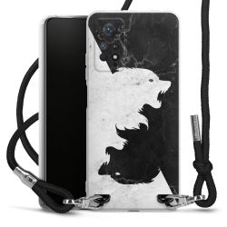 Carry Case Transparent Fabric black/silver