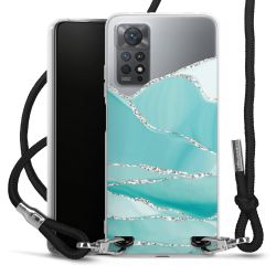 Carry Case Transparent Fabric black/silver