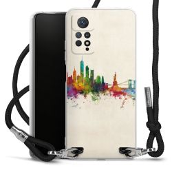 Carry Case Transparent Fabric black/silver