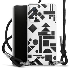 Carry Case Transparent Fabric black/silver