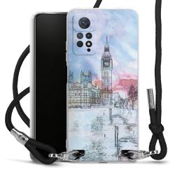 Carry Case Transparent Fabric black/silver