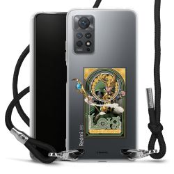 New Carry Case Transparent Stoff schwarz/silber