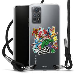 New Carry Case Transparent Stoff schwarz/silber