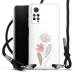 New Carry Case Transparent Stoff schwarz/silber