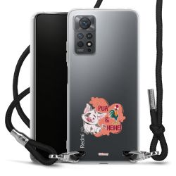 New Carry Case Transparent Stoff schwarz/silber