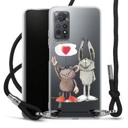 New Carry Case Transparent Stoff schwarz/silber